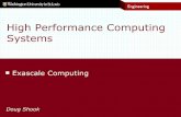 High Performance Computing Systemsdshook/cse566/lectures/Exascale.pdf#3 Memory Technology Memory Capacity. 13 #3 Memory Technology Energy Scaling ... The Next Frontier” 2015. 28