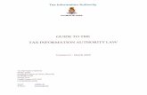 GUIDE TO THE TAX INFORMATION AUTHORITY LAW to the Cayman Islands Tax Information... · Tax Infonnation Authority, Cayman Islands Guide to the Tax Information Authority Law Version1.0