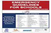 EMERGENCY GUIDELINES FOR SCHOOLS Academy of Pediatrics Representative to the State Board of EMS Christy Beeghly, MPH; Consultant ... used to guide you ... Emergency Guidelines for