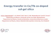 Energy transfer in Ce/Tb co-doped sol-gel silicaacademic.sun.ac.za/physics/websites/alc_workshop_2011/documents/... · Energy transfer in Ce/Tb co-doped sol-gel silica H.A.A. Seed
