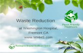 Waste Reduction - UCSF Sustainabilitysustainability.ucsf.edu/upload/sustainability/files/WHHS_WASTE.pdfGlass pipettes, slides, ... see Hospital Infection Control Manual and Waste Management