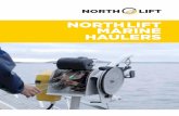 NORTH LIFT MARINE HAULERS · Hydraulic Haulers LH500 ... and Receptacle with water splash protection. Lockable. The NorthLift Electric Marine Haulers come with a wide range of accessories.