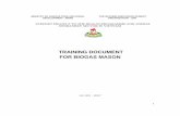 TRAINING DOCUMENT FOR BIOGAS MASON - ttp … DOCUMENT for biog… · biogas plant”. Project’s ... The second part includes 9 training modules on biogas technology, plant selection,