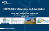 ECOTOX Knowledgebase and Application - US EPA Knowledgebase and Application ... ColdFusion front end; Oracle ... Private Sector US EPA Laboratory University/Academia