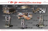 Product Catalog 2009 - Casters, wheels, hand trucks · Warranty covers failure of genuine B&P Manufacturing Liberator products due to defective material and/or workmanship. The 2