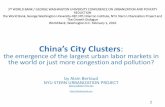 China’s City Clusters - World Bankpubdocs.worldbank.org/en/343681455906838472/China-City-Clusters... · system to link all households’ residences and jobs’ locations in less