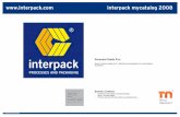 interpack mycatalog 2008 · interpack mycatalog 2008 ... AMP Rose introduces it's range of wafer cone and wafer biscuit ... We can supply the complete manufacturing plant from the