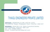 :H«thiagu.com/Thiagu Engineers.pdf · z mahindra research valley, chennai . our customer list z integral component manufacturers pvt ltd., sriperambudur z aruna alloys steel pvt