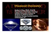 Diamond Dosimetry - AAPM: The American Association of ... · Diamond Dosimetry Indra J Das PhD FACRIndra J. Das, PhD, ... Ra Water/Si Wt /C 1.05 1.10 ng-po Water/C 0.95 ... Schematic