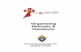 Organizing Retreats & Handouts - 2018dphx.org/.../uploads/2015/12/YouthMinistry_Organizing_for_Retreats.pdf · Organizing Retreats & Handouts Basic and Advanced Leadership Training