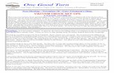 One Good Turn Volume 6, Issue 11 November 8, 2006 · One Good Turn Volume 6, Issue 11 ... I would like to thank Pam Reilly for her services this last year as chair of the ... their