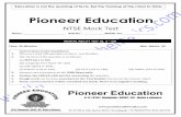 Pioneer Education - PioneerMathematics.Com is smaller than Nasik bug bigger than Manmad. Which Pioneer Education The Best Way To Success NTSE | Olympiad | AIPMT | JEE - Mains & Advanced