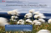 Contaminants In Canada’s North - University of Calgarypubs.aina.ucalgary.ca/ncp/CACARIIISummary.pdf · th 2 Contaminants In Canada’s North 1) WHERE DO THEY COME FROM? SOURCES/EMISSIONS