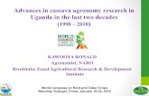 Advances in cassava agronomy research in Uganda in …€¦ ·  · 2016-03-22Rwebitaba Zonal Agricultural Research & Development Institute! Advances in cassava agronomy research