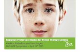 Radiation Protection Studies for Proton Therapy Centres · Radiation Protection Studies for Proton Therapy Centres ... with a superconducting cyclotron and a compact gantry. 18 meters