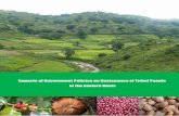 Impacts of Government Policies on Sustenance of … of Government Policies on Sustenance of Tribal People in ... PAP – Project Affected Person PDS – Public Distribution System