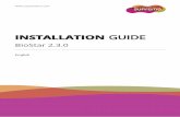 INSTALLATION GUIDE - Suprema Started 3 Getting Started Before using BioStar 2 to implement an access control system, the BioStar 2 server must be installed on the administrator PC.