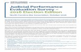 Judicial Performance Evaluation Survey – 2016 … E. Miller | Anna Elena Worley (incumbent) 17. Candidates for District Court Judge, ... Judicial Performance Evaluation Survey 2016
