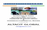 INVESTING IN INDIA - Altacit Global Attorneys at law · - 2 - Introduction Indian economy is moving towards a free market system through liberalised investment policies, trade policies