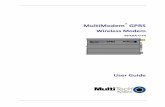 MultiModem GPRS User Guide - Multi-Tech · MultiModem® GPRS User Guide Wireless Modem MTCBA-G-F4 ... Functions – GSM/GPRS Modes ... Chapter 4 – Troubleshooting and Frequently