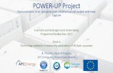 POWER-UP Project Demonstration of 500kWe alkaline …€¦ · POWER-UP Project Demonstration of an industrial scale alkaline fuel cell system with heat ... This presentation does