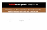 Westpac’s Sustainable Supply Chain Management Code of … · Westpac’s Sustainable Supply Chain Management Code of Conduct Policy owner Group Procurement, Group Property, Operations