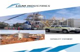 capability stateMent - LGM Industrieslgmindustries.com.au/.../Capabilities/Capability2017/Ca… ·  · 2017-04-30Tanks (API 650) Pressure Vessels (AS 1210) ... installation, testing