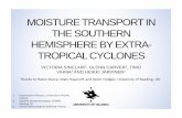 MOISTURE TRANSPORT IN THE SOUTHERN …€¦ · THE SOUTHERN HEMISPHERE BY EXTRA-TROPICAL CYCLONES ... how to calculate the cyclone-related meridional moisture flux ... The surface