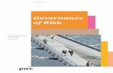Governance of Risk - PwC South Africa · • Maintain a ratio of credit risk economic capital to total bank lending book exposure ... to a single financial institution ... . Governance