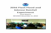 2016 Flash Flood and Intense Rainfall Experiment · and presentation of the briefing to the HMT-Hydro group. 8 Figure 8. An example of the scoring process at HMT-Hydro when evaluating