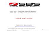 Quick Start Guide - Test Equipment Depot: Test & … · SBS-600/700 Quick Start Guide Revision 1.0 -5/2014 1 SBS -600 Graphical Digital Multimeter SBS- 700 Multi-Function Oscilloscope