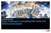 ABB Medium Voltage Days MEA 2016 Major challenges in ... · Major challenges in energizing data center and ... Major challenges in energizing data center and infrastructure ... All