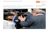 Voices of the Leaders of tomorrow - GfK Verein · media a blessing or a curse? Are we really heading ... their lives are regulated more by moral feeling than by reasoning; ... prefer
