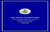 LYME DISEASE IN PENNSYLVANIA - Pennsylvania ... Health/Diseases and Conditions/I-L...LYME DISEASE IN PENNSYLVANIA A Report Issued by the Task Force on Lyme Disease and Related Tick-Borne
