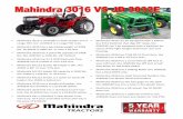Mahindra 3016 VS JD 3032Ecdnedge.vinsolutions.com/.../PDF/Mahindra_3016_VS_JD_3032E.pdfMahindra 3016 has a strong cast iron rear axle. The ... Mahindra 3016 VS JD 3032E Author: Mpayne