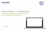 State of Illinois - IT Transformation IT Financial ... · State of Illinois - IT Transformation IT Financial Management Future ... Future State Summary of Recommendations ... costs—See