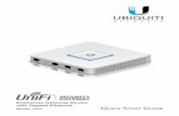 Enterprise Gateway Router with Gigabit Ethernet for download at downloads.ubnt.com/unifi This Quick Start Guide includes the warranty terms and is for use with the UniFi Security Gateway,