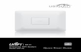 Enterprise WiFi System - ubnt.su you for purchasing the Ubiquiti Networks ™ UniFi Enterprise WiFi System. ... This Quick Start Guide includes the warranty terms and is for ... LED