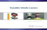 Tunable Diode Lasers - Newport Corporation · DC motor Magnet Integrated fiber coupling Heavier Base Tuning arm SMA port Diode Diode Grating OI attaches to housing OI attached to