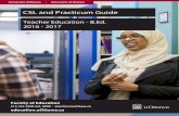 CSL and Practicum Guide - Educationeducation.uottawa.ca/.../files/csl_and_practicum_guide_0.pdfPracticum Experiences: CSL and Practicum Guide September 1, 2016 6 understanding in mentoring