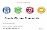 SYNNEX Chrome Community - meec-edu.orgmeec-edu.org/files/2015/10/DalyChromepresentation201409161.pdfGoogle Chrome Community September 16th, 2014 ... •Logistics support for large