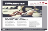 WINTER 2016/2017 COVERNOTES - Creative Risk Solutions · because you cannot deliver. ... and can have a serious effect on an SMEs bottom line. However, ... When you are ready, you