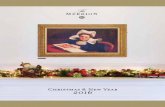Christmas & New Year 2016 - The Merrion Hotel Merrion Hotel Christmas... · Celebrate the rich traditions of Christmas with us in ... For the month of December there will be a piano