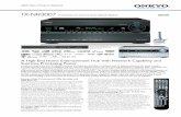 TX-NR3007 9.2-Channel A/V Surround Home Network … · TX-NR3007 9.2-Channel A/V Surround Home Network Receiver N P R N o. 0 9 N 5 4 0 7 / 09 Due to a policy of continuous product