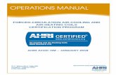 FORCED-CIRCULATION AIR-COOLING AND AIR … pdfs/ACHC... · FORCED-CIRCULATION AIR-COOLING AND AIR-HEATING COILS CERTIFICATION PROGRAM 2111 ... 1.2.1.1 Forced-Circulation Air-Cooling