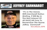 JEFFREY EARNHARDT - GF Media Group Top 10 Finish in CWTS Daytona Debut Sporting News Selection As One Of NASCARS 50 ... Jeffrey Earnhardt Is The Only 4th Generation Professional Athlete