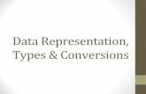 Data Representation, Types & Conversions - Ankara …ybu.edu.tr/abulbul/contents/files/hafta_6.pdfData Representation, Types & Conversions Representation Schemes • Unsigned Magnitude
