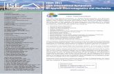 ISEM2011 15th International Symposium on Applied ... · The 15th International Symposium on Applied Electromagnetics and Mechanics (ISEM) will take place from 7 to 9 September 2011