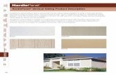 HardiePanel Vertical Siding Product Description … · HardiePanel® Vertical Siding Product Description ... Please see your local James ... double studs at each panel joint