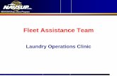 Fleet Assistance Team - Navy Exchange Assistance Team Laundry Operations Clinic. NEXCOM Ships Store Program ... ¾A padeye/appropriate permanent mounting system for laundry scale